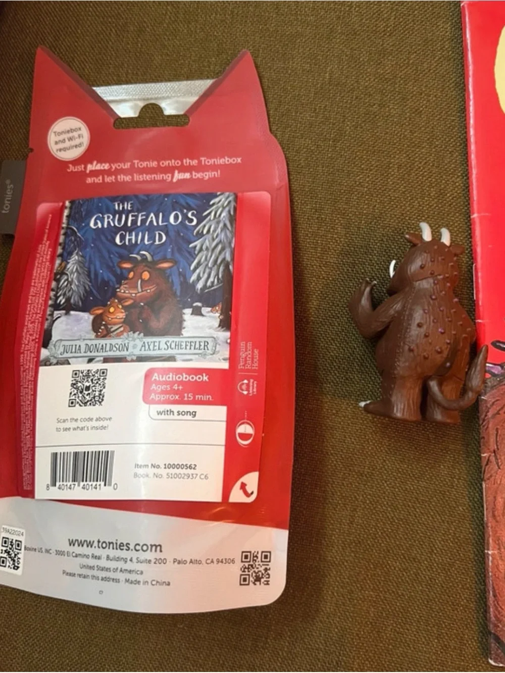 The Gruffalo book and Tonie The Gruffalo’s child Tonie bundle
